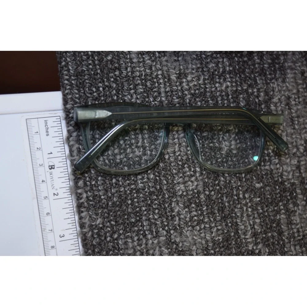 Warby Parker Hemmings WIDE 319 Eyeglasses 53 18 145 Clear Teal Auqa Blue Green